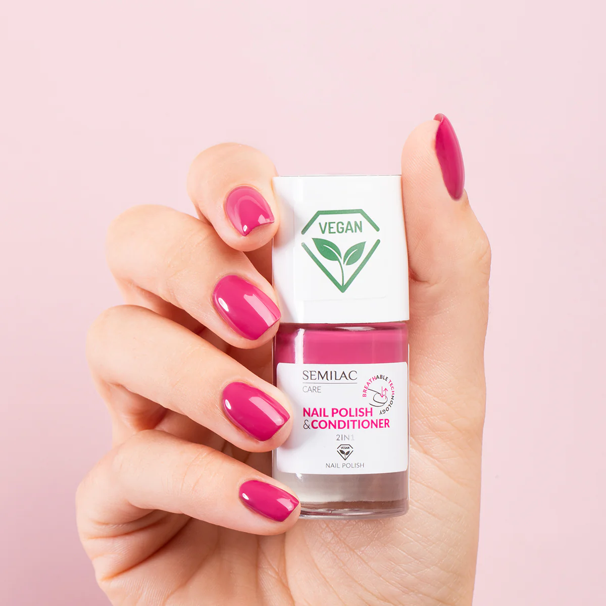 Nail Polish BREATHable TECHnology Nail Polish & Conditioner 2in1 - Smalto