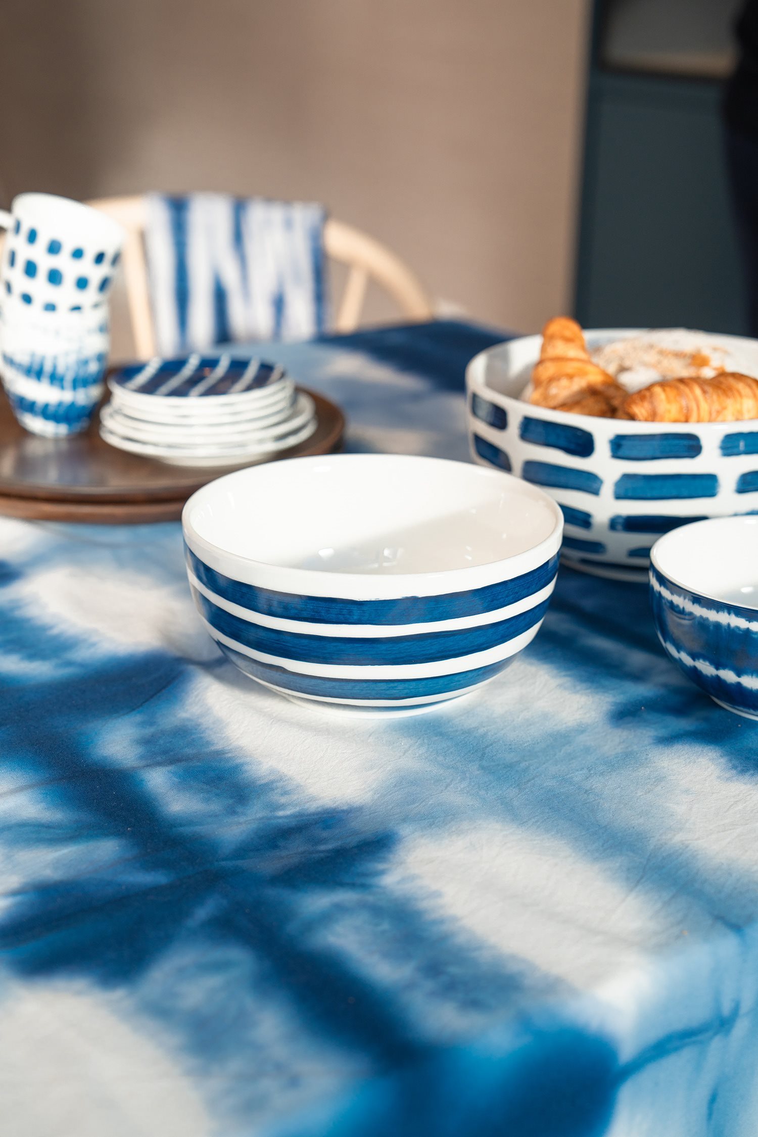 vtwonen Bowl Bemalte dubenys 2 dalių rinkinys – 20,5 cm