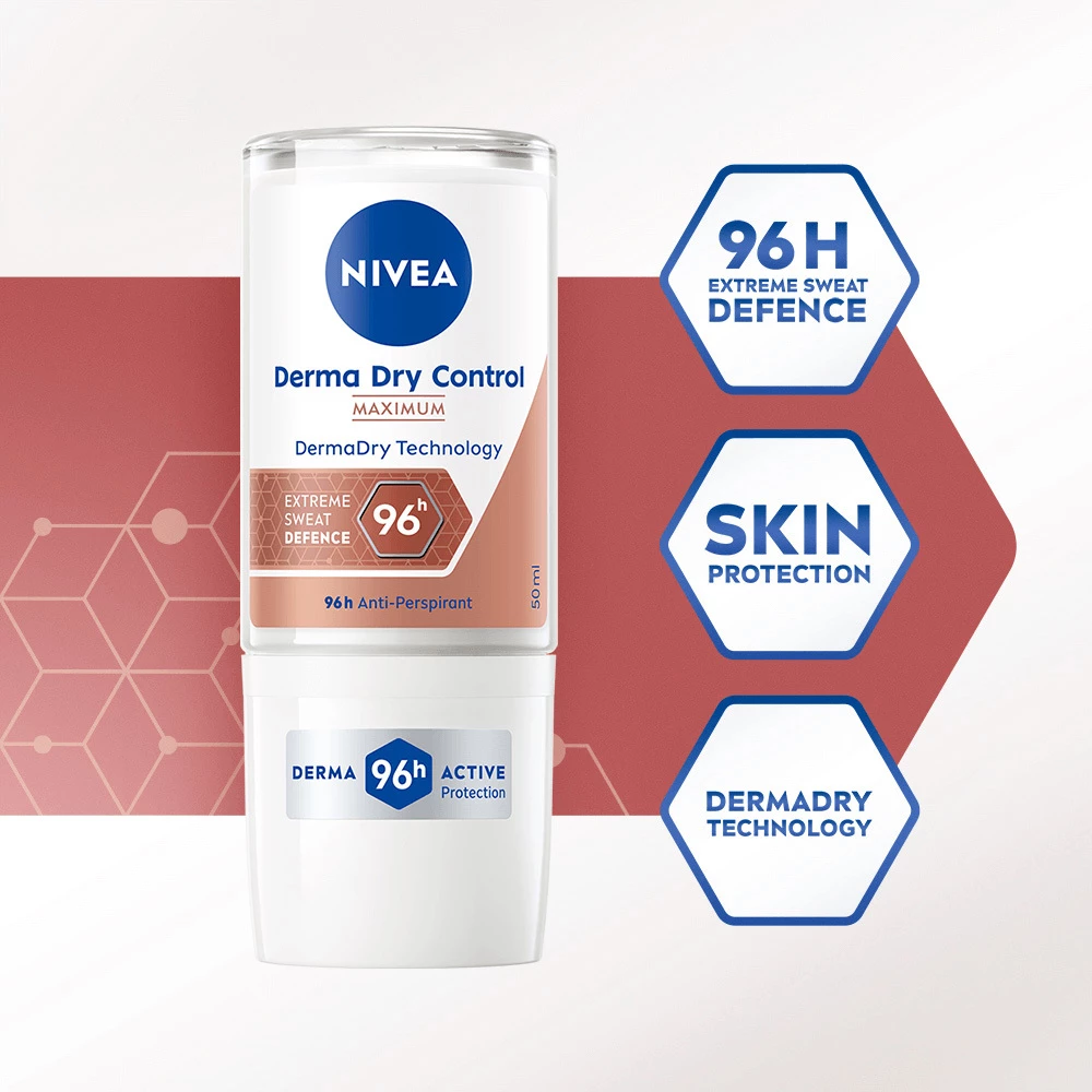 Roll-on za suhu kožu Derma 50 ml - NIVEA