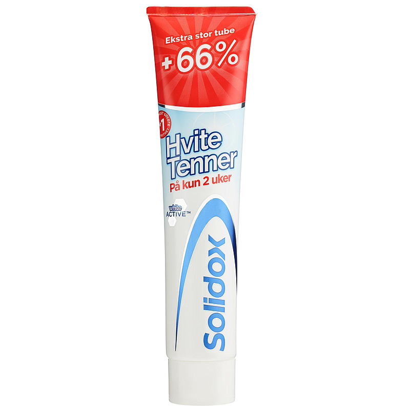 Solidox tandkräm 125 ml Solidox vita tänder