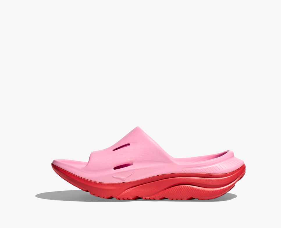 HOKA Diapositive 3 de récupération Ora Pivoine / Cerise