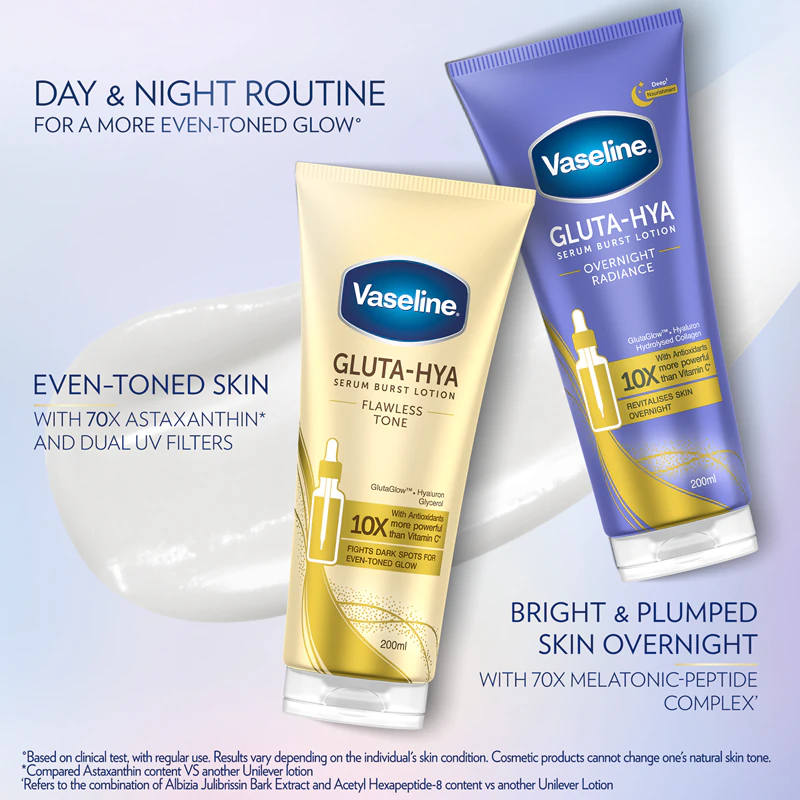 Sérum Corporal Vaseline Gluta-Hya Flawless Tone