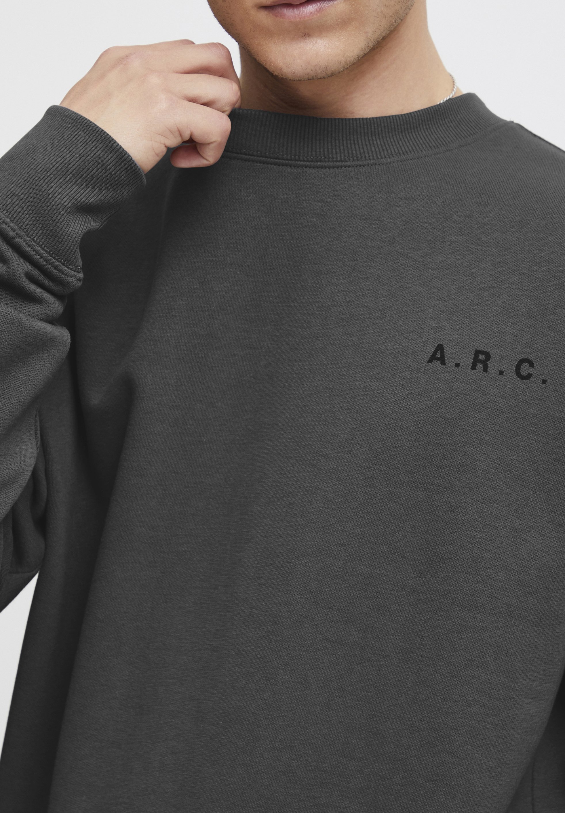Mikina s kapucňou SDHANNES - Mikina - iron gate