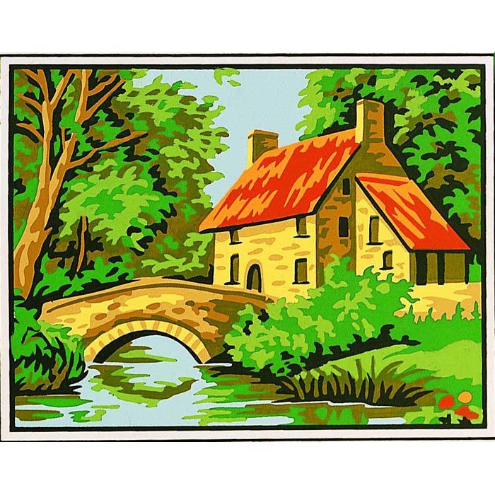 Kit de lienzo El Puente 20x25cm