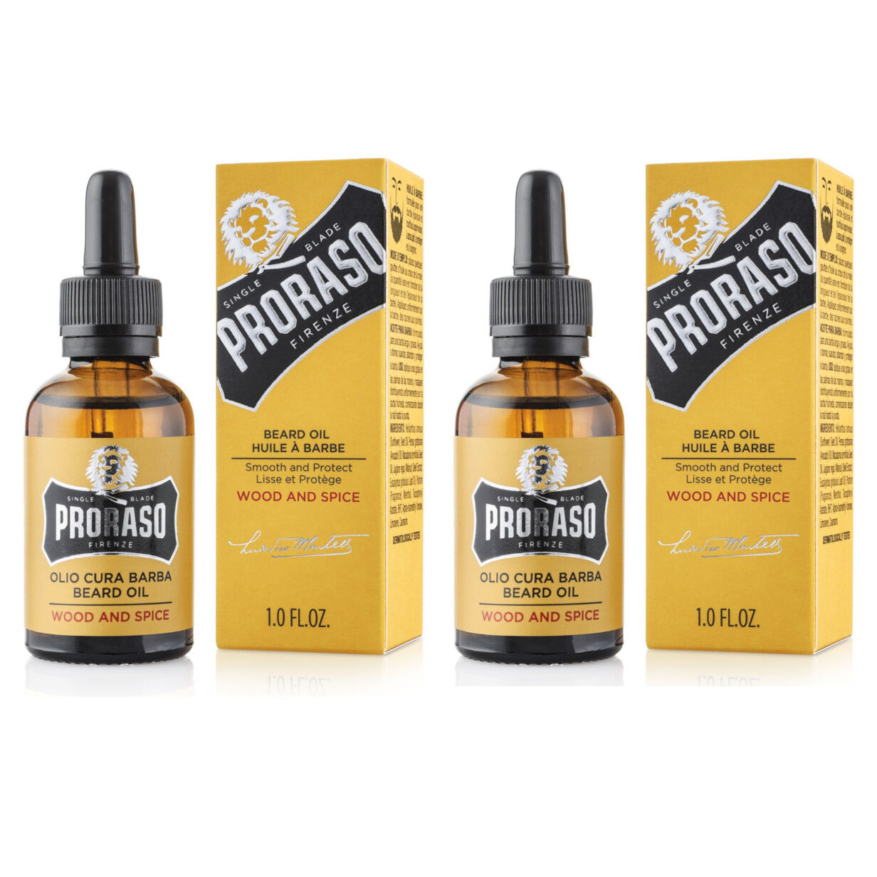 Proraso tre og krydder