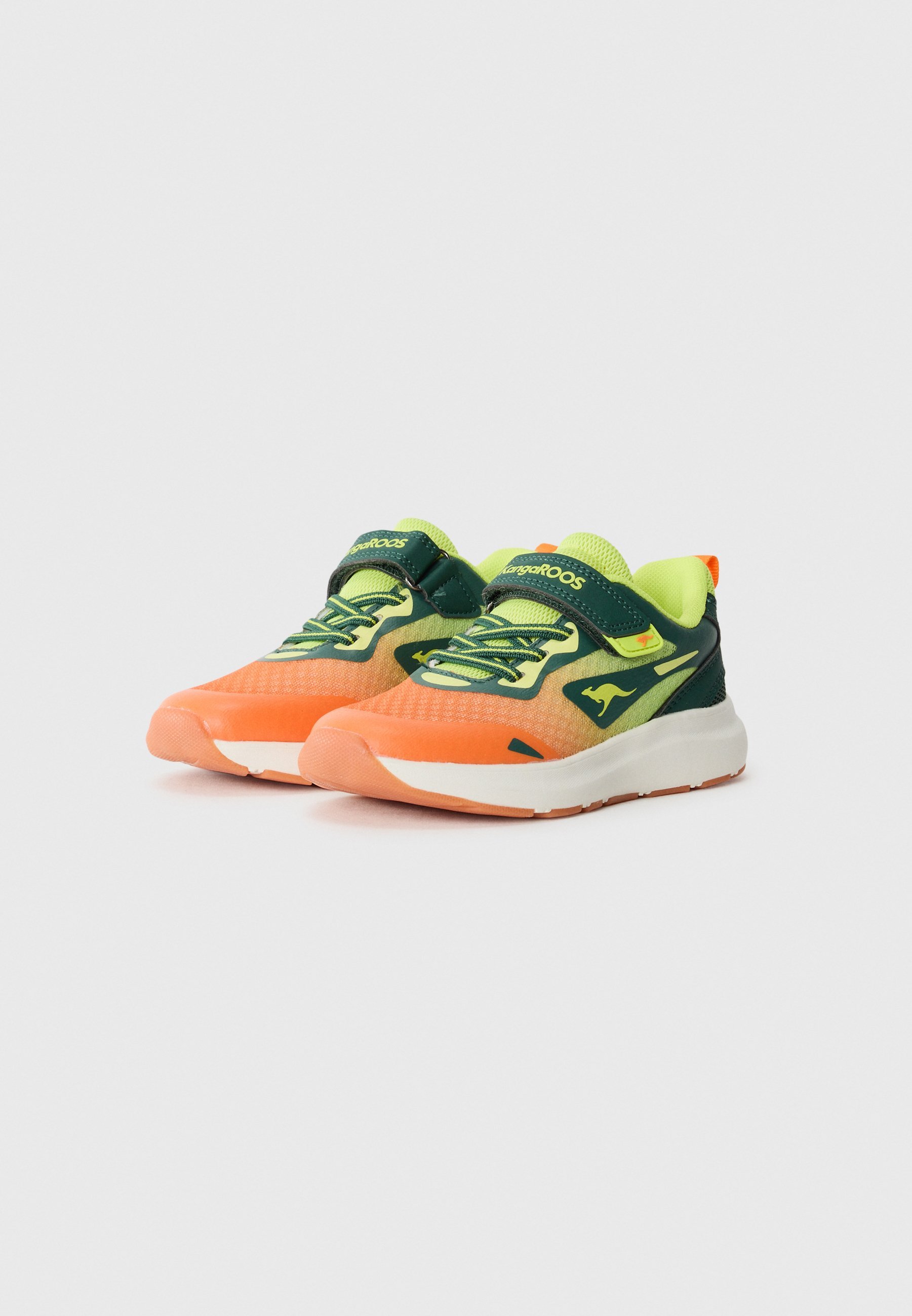 KangaROOS PANG UNISEX - Sneakers - diep smaragdgroen/zonneoranje