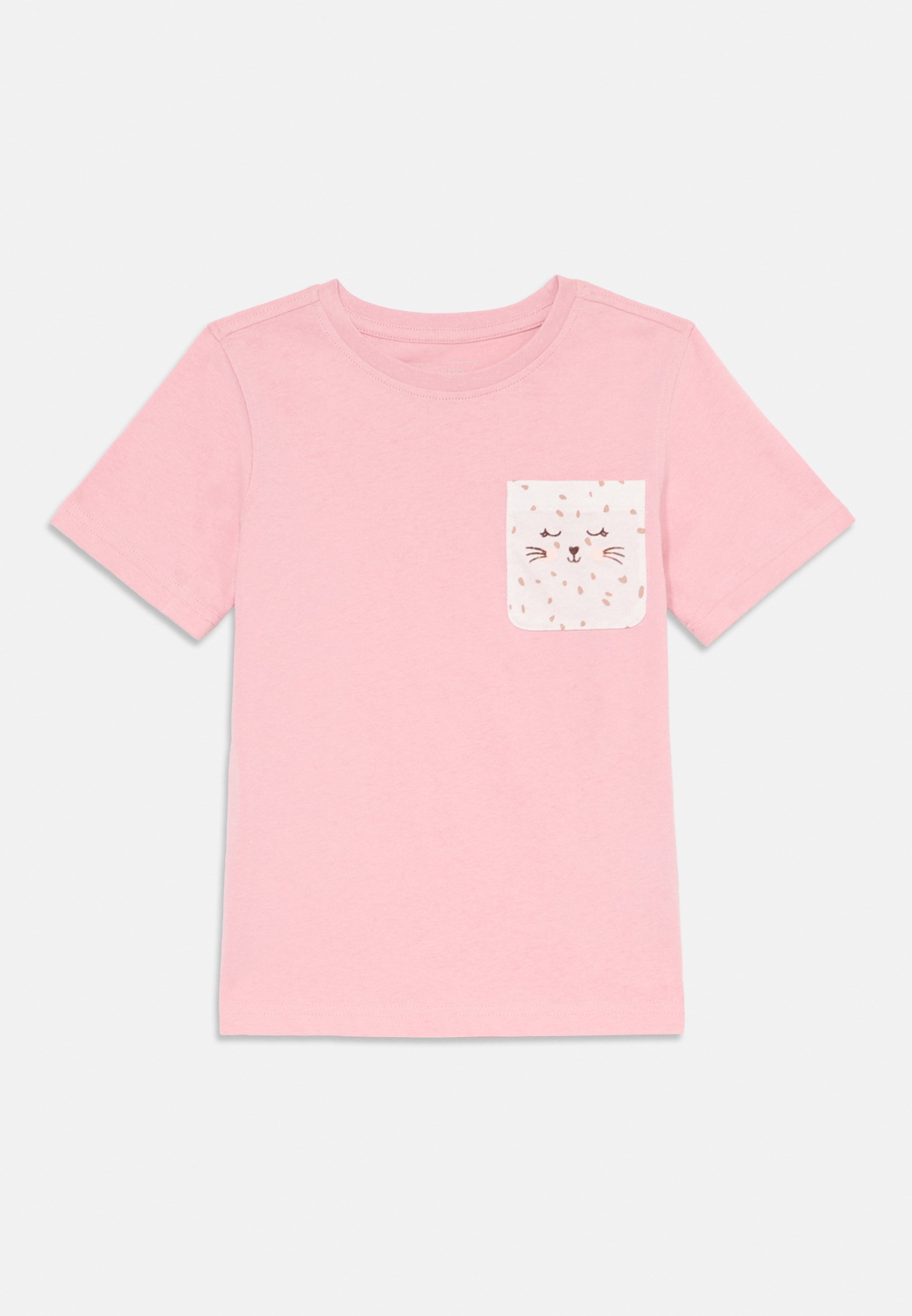 Friboo 2-pack - T-shirt met print - lichtroze/steenkleur