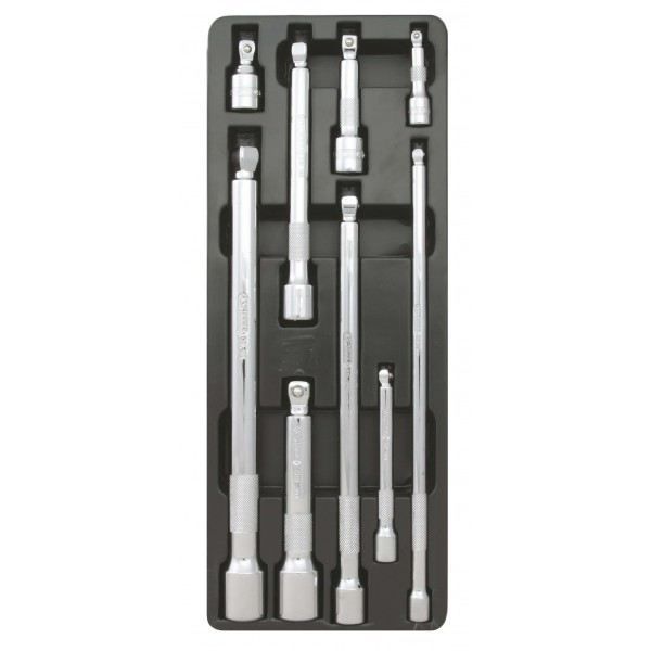 Articulated Extension Bar Set - KS TOOLS - 9 pcs - 1/4