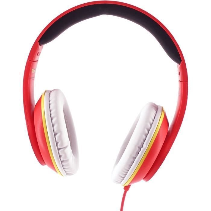Casque audio enfant DRAGON BALL Z Goku et Vegeta Kio - Rouge