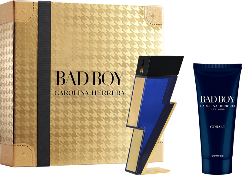 Conjunto de presente CAROLINA HERRERA Bad Boy Cobalt Absolute para homens