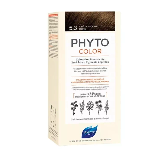 Phyto Phytocolor farba do włosów 5.3 Light Golden Brown