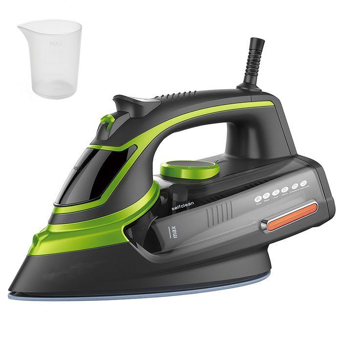 Plancha de vapor - Depósito de agua de 400 ml - Plancha de vapor de 2800 W - Vapor con sistema de limpieza antical - Vapor continuo de 30 g/min