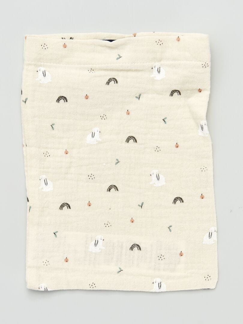 Conjunto de 3 luvas de banho de chenille - BEGE