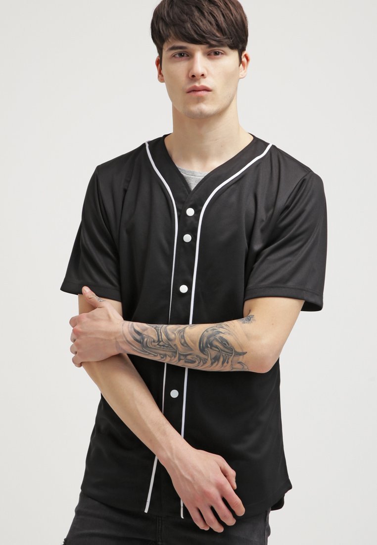 Urban Classics PESAPALLI SÄRK - must/valge