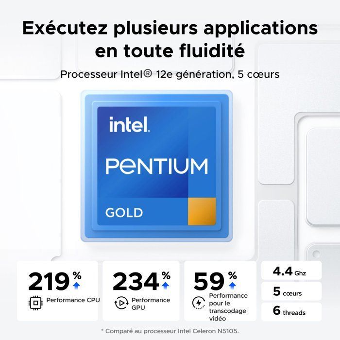 Serveur NAS - UGREEN - DXP4800 Plus - 4 baies - 8 Go