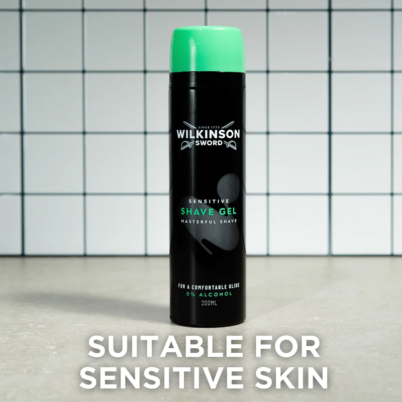 Wilkinson Sword Sensitive Shave Gel scheerschuim voor mannen