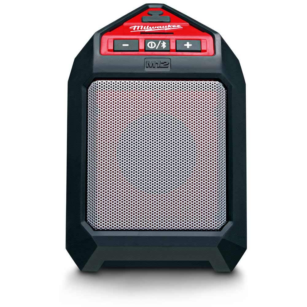 Caixa de som Bluetooth MILWAUKEE 12V para trabalhos de construção, modelo M12JSSP-0