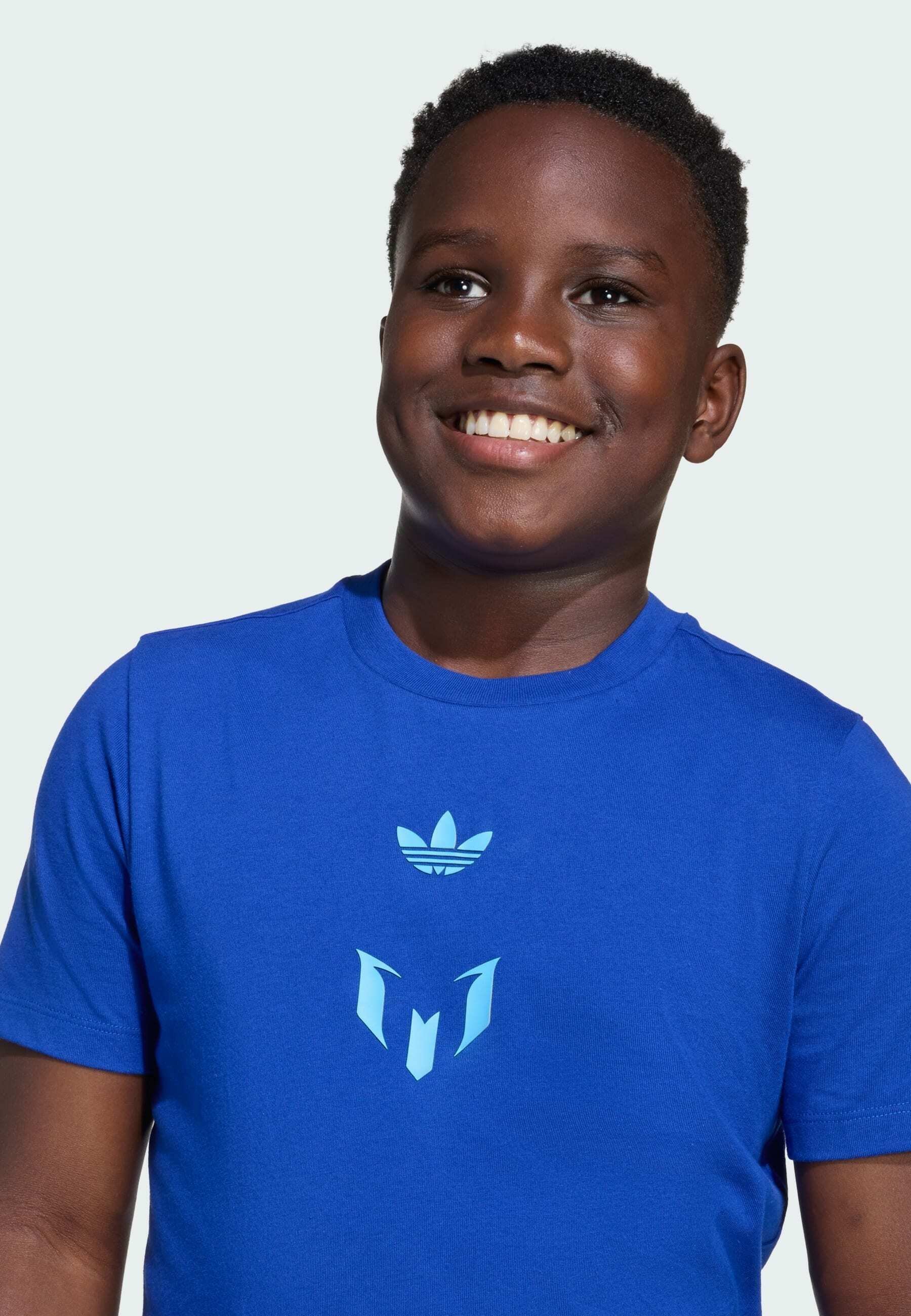 adidas Performance MESSI TEE - Spordi T-särk - sinine
