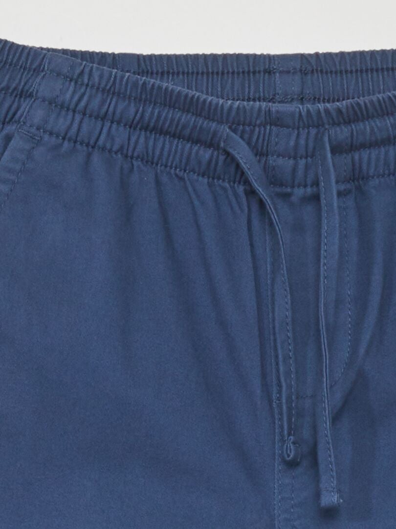 Pantalones deportivos con cintura elástica - AZUL