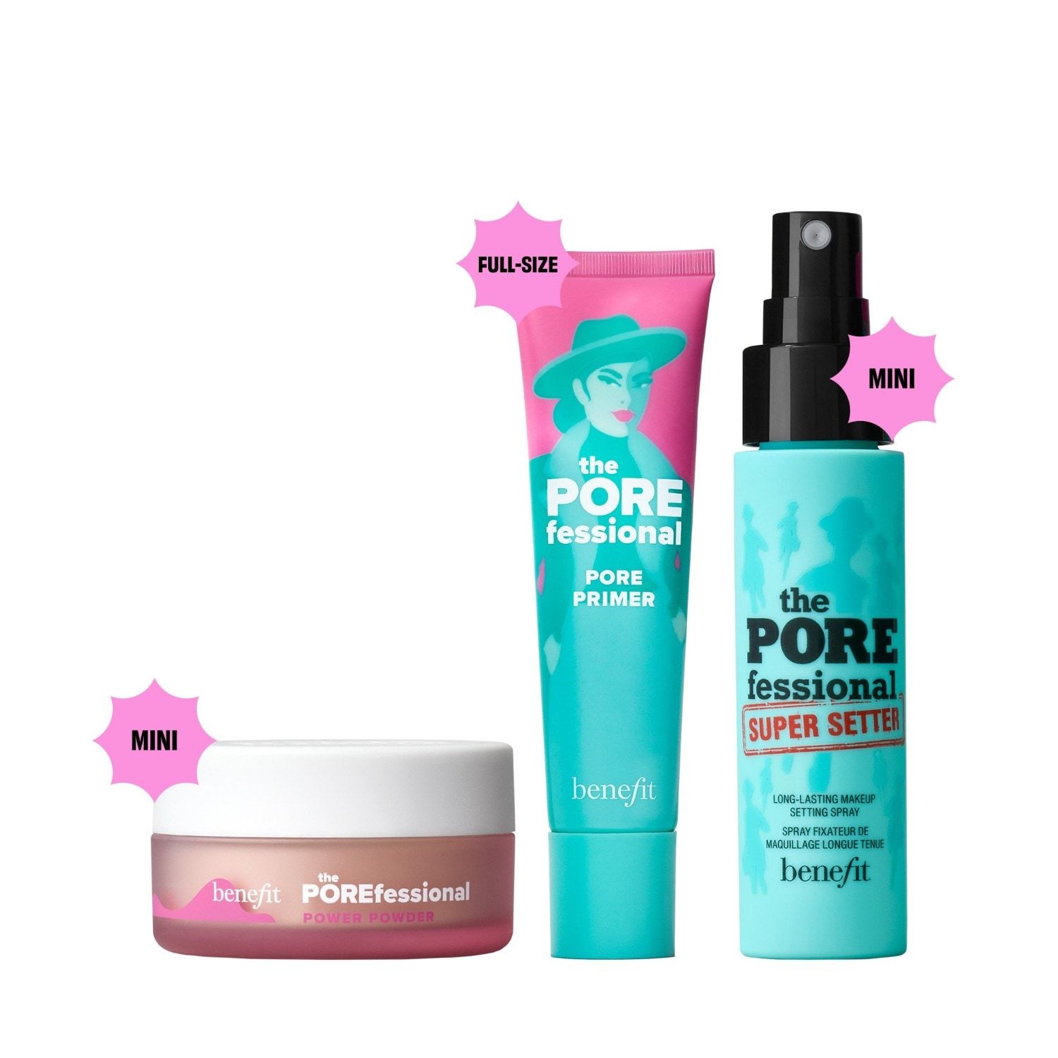 Benefit set za šminkanje The POREfessional Camp – 1 komad