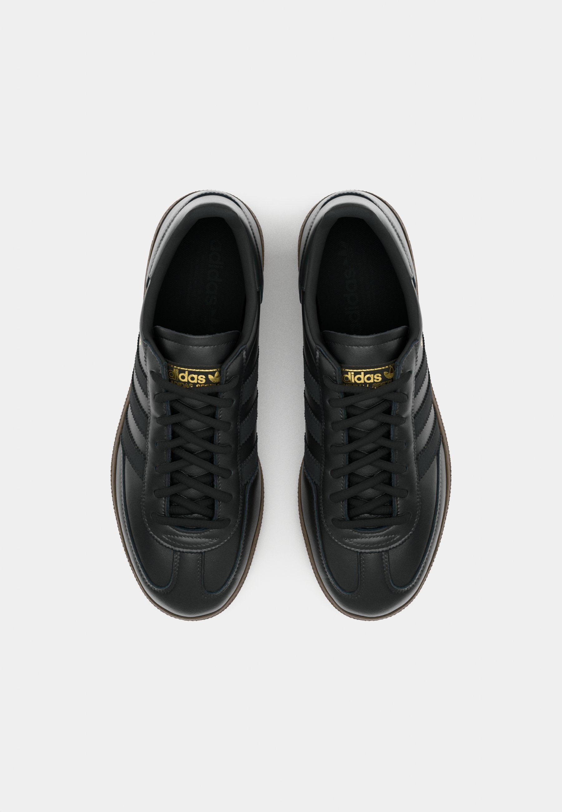 adidas Originals HANDBALL SPEZIAL UNISEXE - Baskets - Noir/Carbone/Or métallisé
