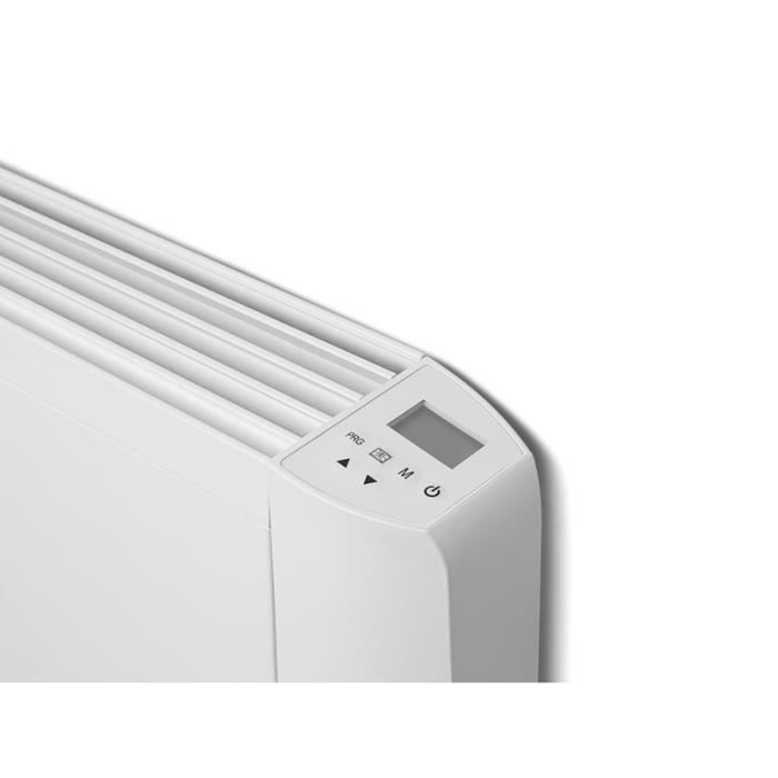 THOMSON - THECO1500N - Radiateur céramique - Inertie sèche - 1500 watts - Ecran LCD - 3 programmes - Classe II - Blanc