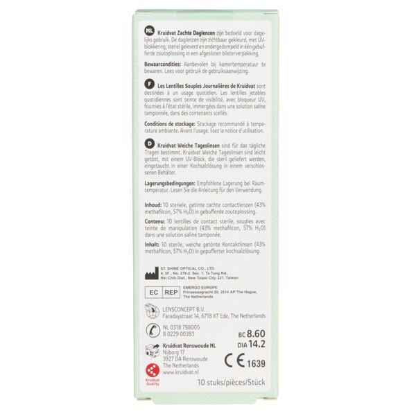 Kruidvat Opticare -3.75 meke dnevne leće<br>Medicinski uređaj - 10 komada