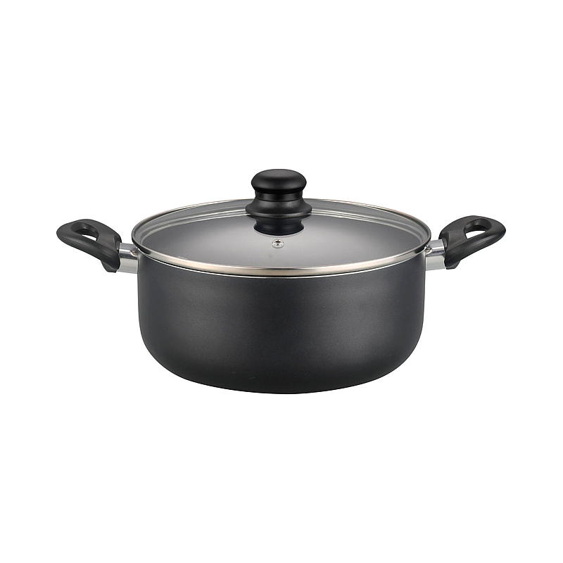Cuisine Home Gryte 4,2 L ø 24 cm nonstick med glasslokk