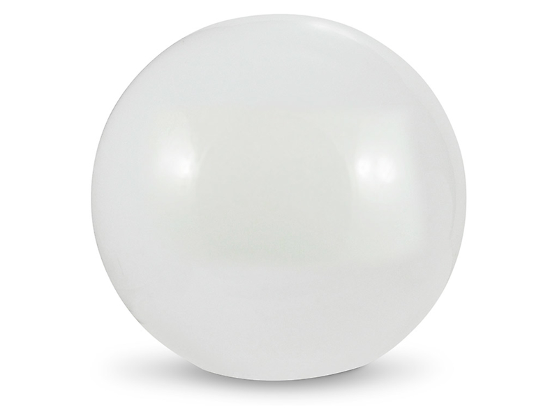 Lampa solarna Kula LED RGB z tworzywa sztucznego biała