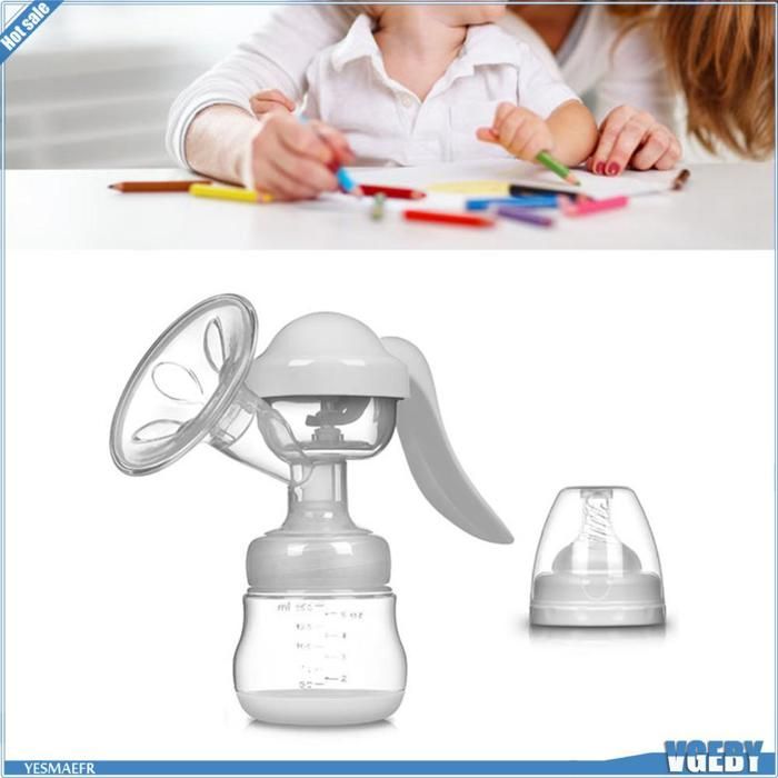Ashata Tire-lait manuel Manual Breast Pump Strong Suction Low Noise Mother Breast Feeding Pump With puericulture tire