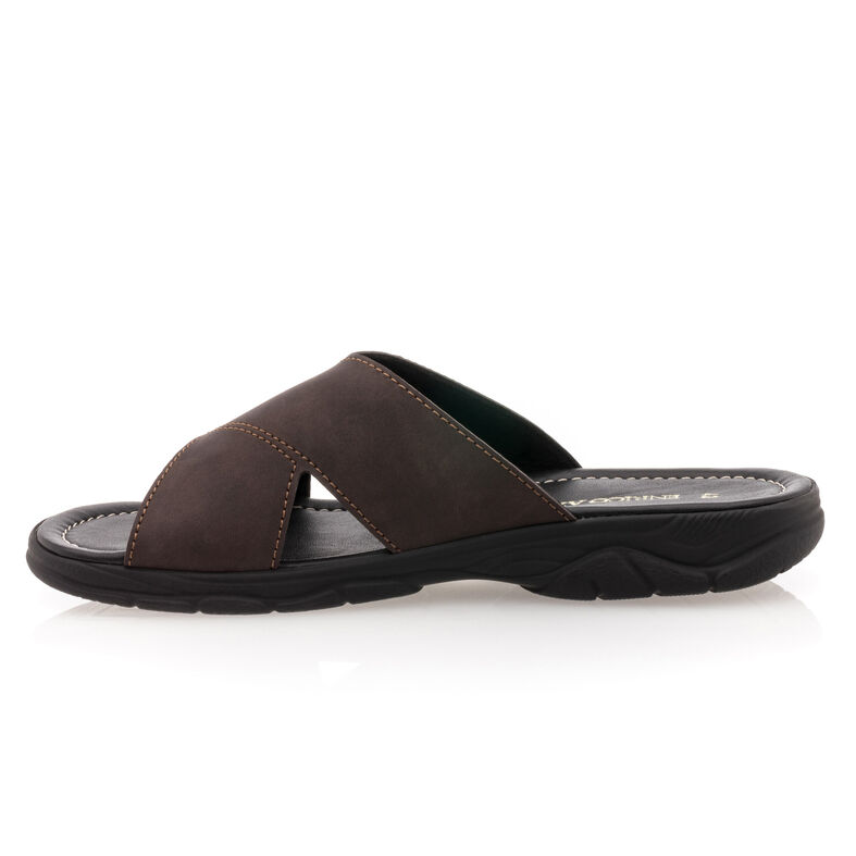  Brune sandaler / sko med åpen tå for menn