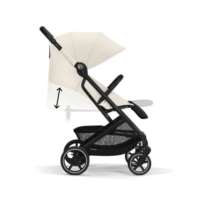 Carrinho de Bebê CYBEX - Beezy BLK - Lona Branca