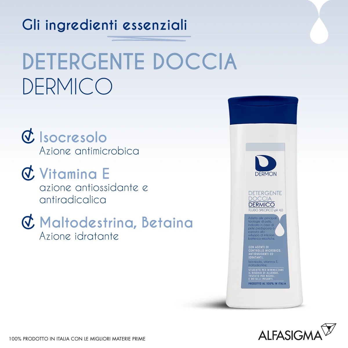 DERMON Dermon Douchegel tegen microbiële infecties 250 ml