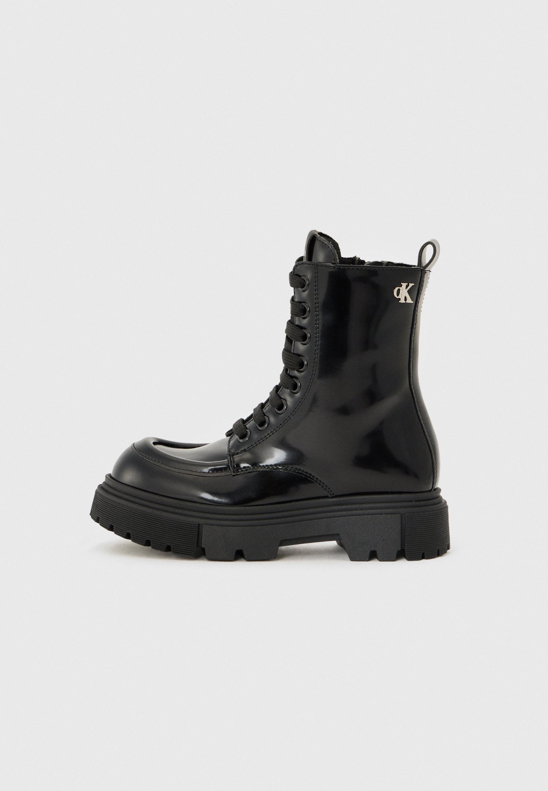 Calvin Klein Jeans GISA UNISEXE - Bottines à lacets - noires