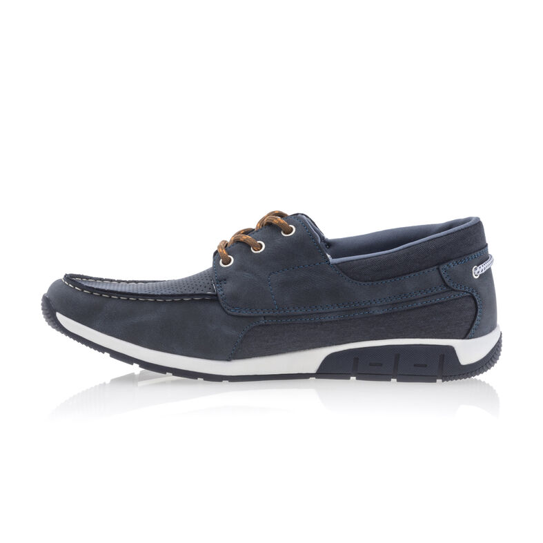 Blaue Herren-Loafer/Bootsschuhe