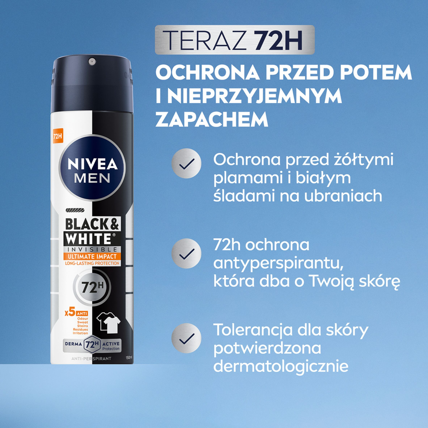 Nivea Men Preto e Branco Ultimate Impact