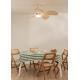 Ventilador de techo - Create - WIND RATTAN - Silencioso - 40W - Ø132cm