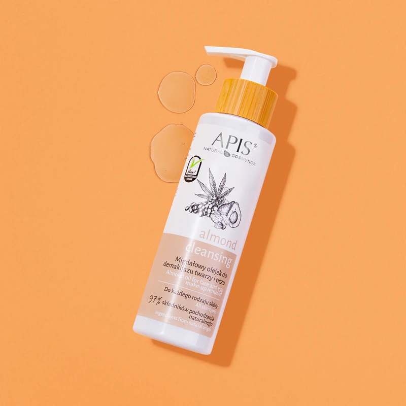 Apis Natural Cosmetics Mandljevo čistilno olje za odstranjevanje ličil