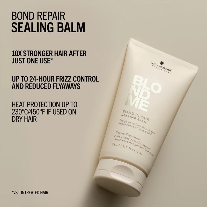 Schwarzkopf Professional Blondme Bond Repair Sealing Balm matu balzams pret spurošanos