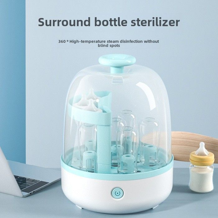 LS-B321(1) Babyflaschensterilisator – Hohe Temperatur, großes Fassungsvermögen | Elektrisch, Hellblau