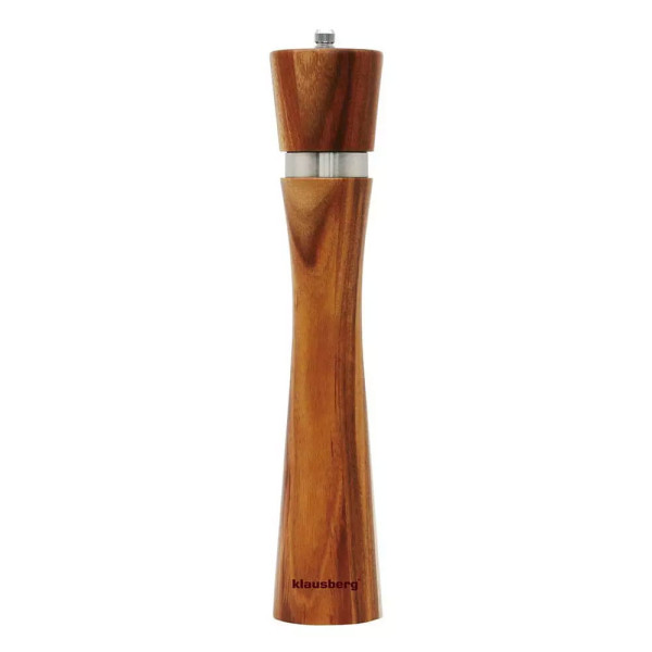 Młynek akacjowy do pieprzu soli przypraw ręczny 31.5cm KLAUSBERG