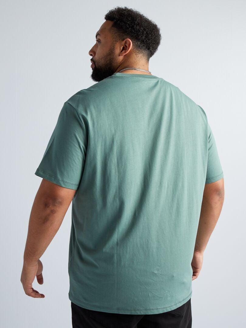 Effen jersey T-shirt - GROEN