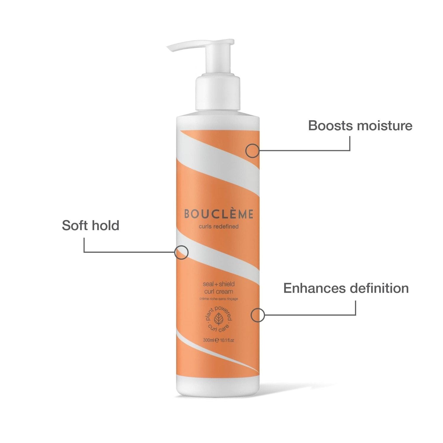 „Bouclème“ apsauginis plaukų kremas + apsauginis garbanų kremas – 300 ml