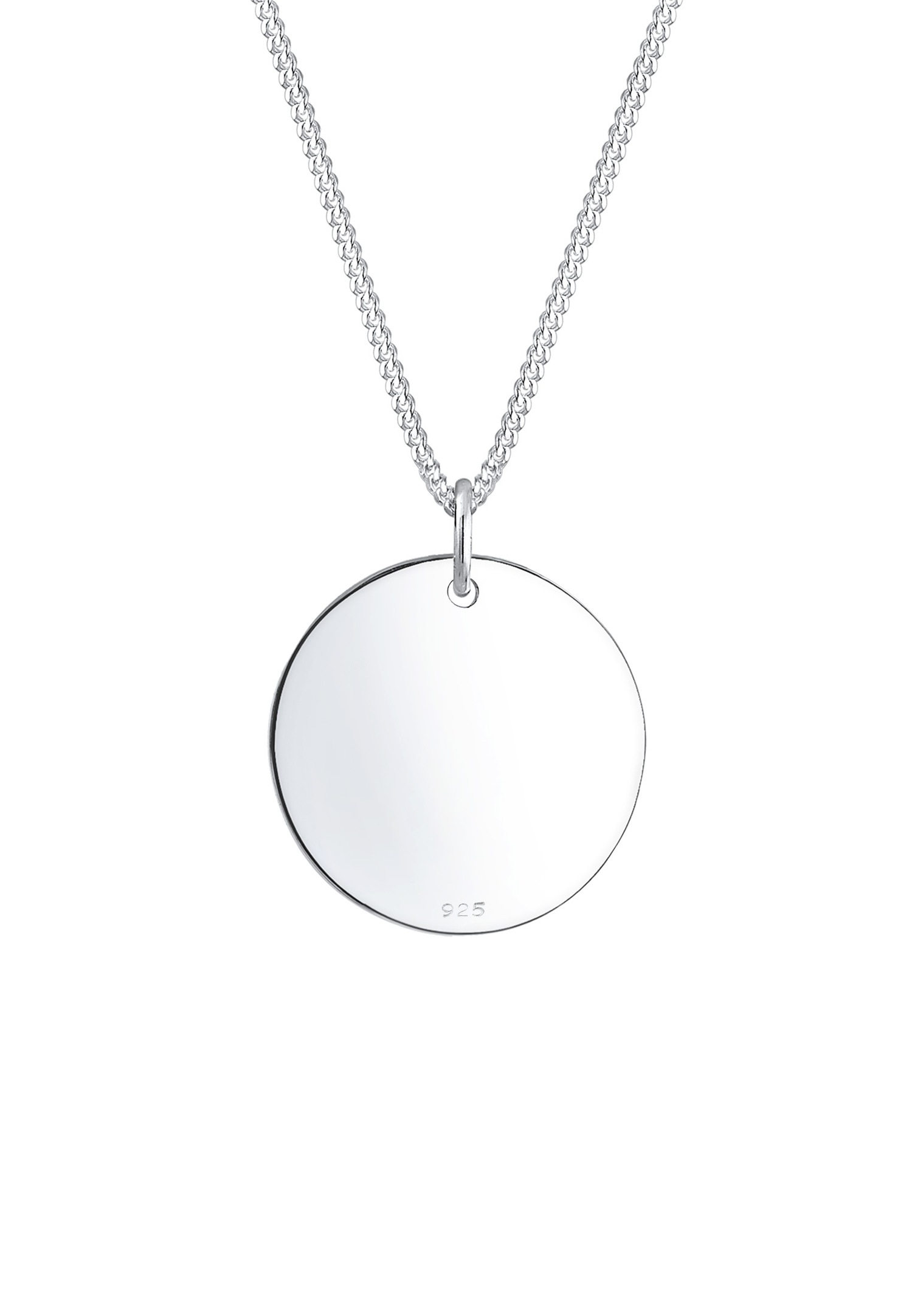 Elli Femme Paillette Cerf Gravure - (925/1000) Argent
