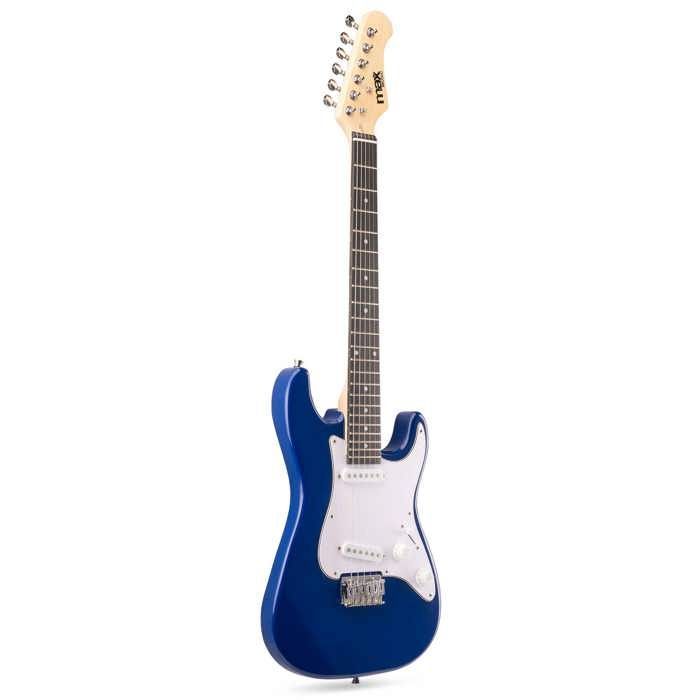 MAX GigKit Junior 3/4-E-Gitarre in Blau für Kinder mit 20-Watt-Verstärker
