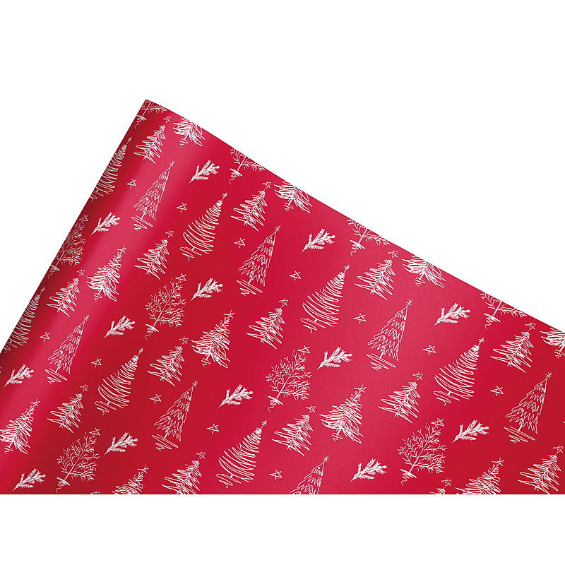 Papel de regalo navideño para el hogar, 4 m x 70 cm, doble cara.