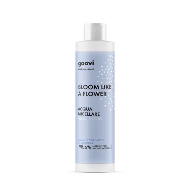 GOOVI Goovi Bloom Like A Flower micellair water 200 ml hydrateert en verwijdert make-up