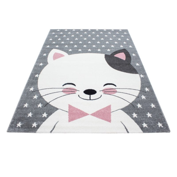 Dywan dziecięcy Kids Kotek różowy 80 cm x 150 cm