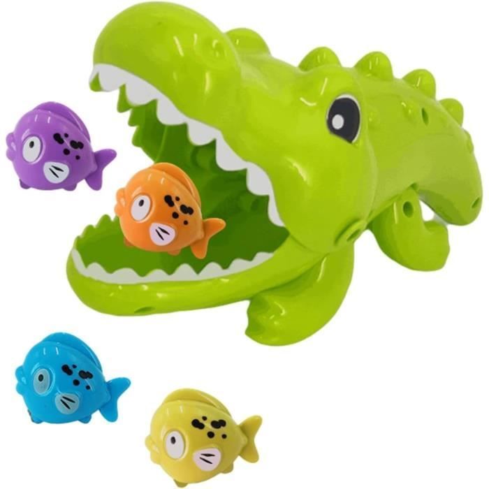 Juguete de baño con forma de cocodrilo - ABS - 5 piezas - De 24 meses a 2 años - Bebé - Unisex