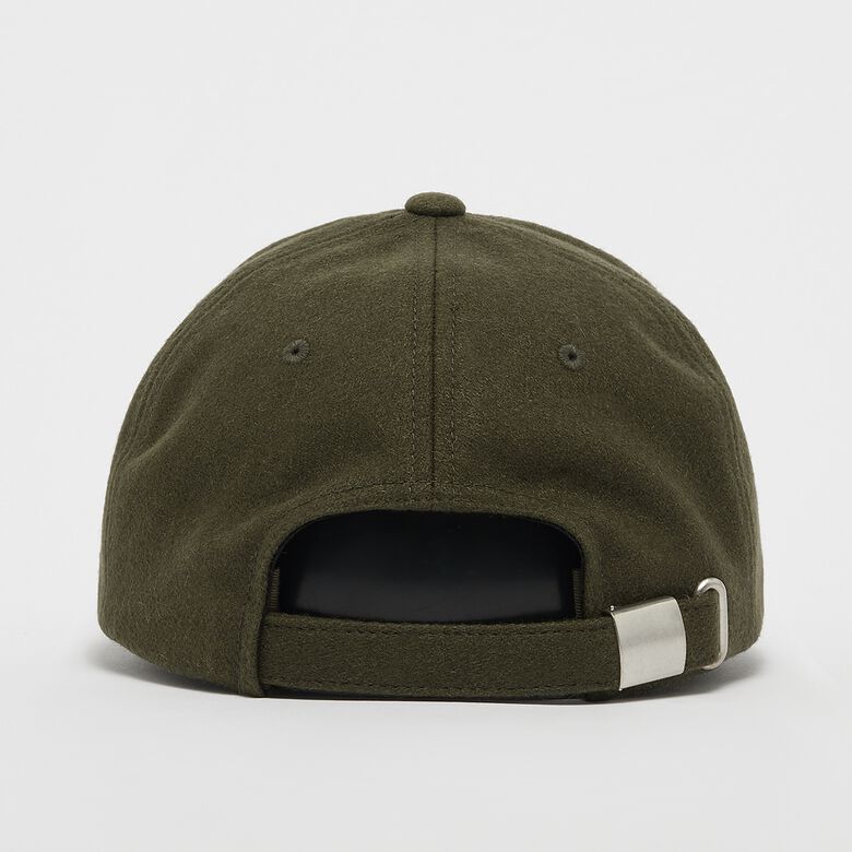 Gorra de béisbol de lana con logo llamativo en tonos a juego